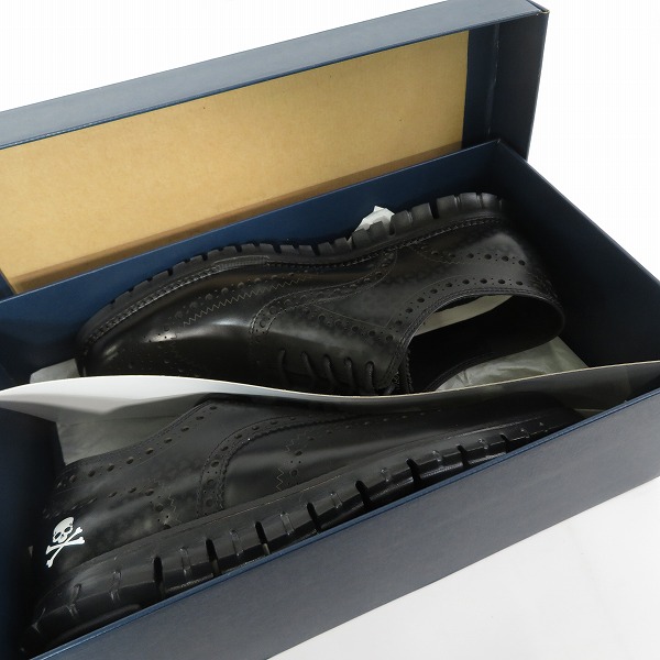 実際に弊社で買取させて頂いたCOLE HAAN×MASTERMIND/コールハーン×マスターマインド ZEROGRAND ウイングチップシューズ C22081/9の画像 8枚目