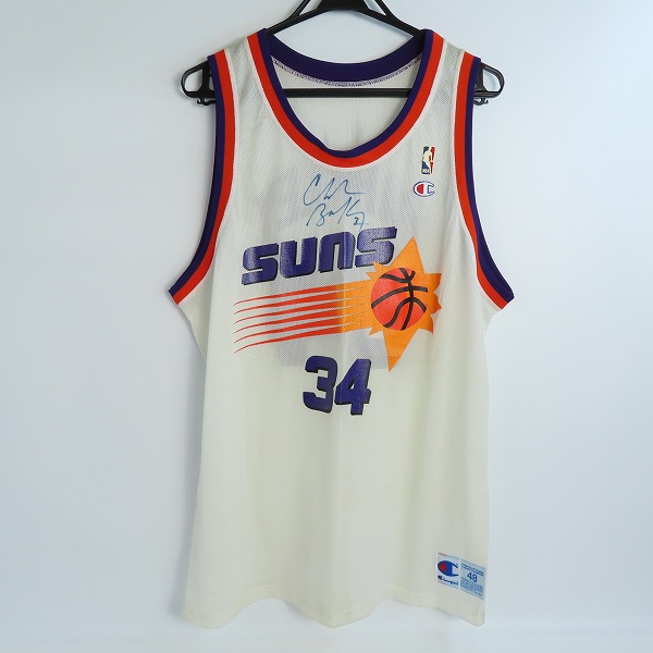 実際に弊社で買取させて頂いたChampion/チャンピオン NBA サンズ #34 チャールズ・ウェイド・バークレー ユニフォーム/48