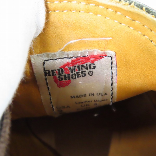 実際に弊社で買取させて頂いたRED WING/レッドウィング ロメオ サイドゴアブーツ 8142 9Eの画像 5枚目
