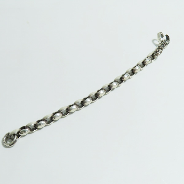 実際に弊社で買取させて頂いた【ギャラ付き】LONE ONES/ロンワンズ SILK LINK SMALL/シルクリンク スモール シルバーブレスレット MFB-0040S-CC-Lの画像 5枚目