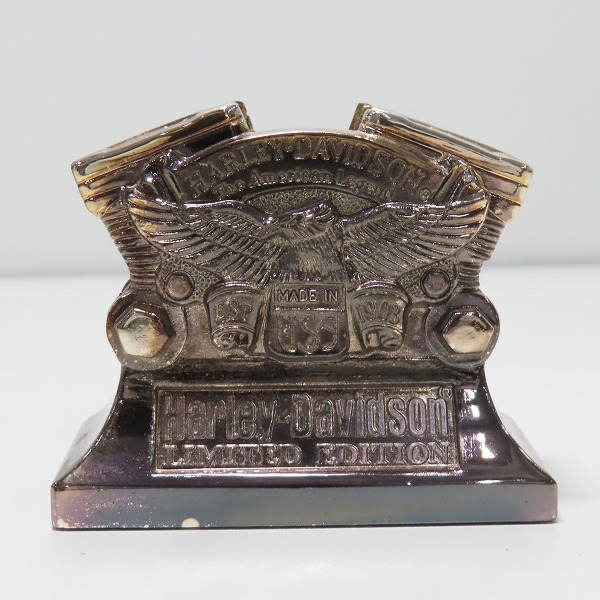 実際に弊社で買取させて頂いたZIPPO/ジッポー HARLEY DAVIDSON/ハーレーダビッドソン デスクトップホルダー/台座付 96年製の画像 7枚目