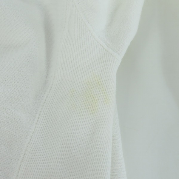 実際に弊社で買取させて頂いたChampion/チャンピオン REVERSE WEAVE/リバースウィーブ プルオーバーパーカー ホワイト GF68/2XLの画像 5枚目