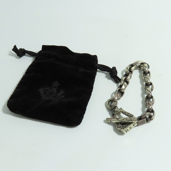 実際に弊社で買取させて頂いたFuck Around Lewisite/FAL/エフエーエル R.I.Pクラシックチェーンブレスレット Mの画像 9枚目