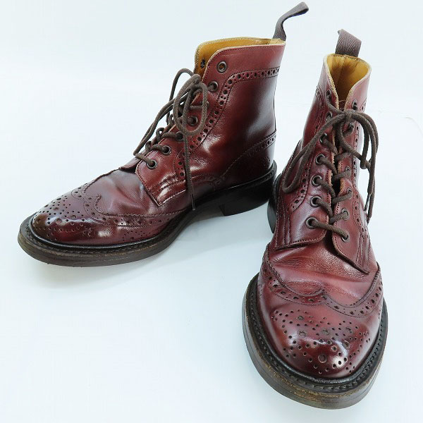 実際に弊社で買取させて頂いたTrickers × Paul smith/トリッカーズ×ポールスミス メダリオン レースアップ カントリーブーツ M6178/7.5
