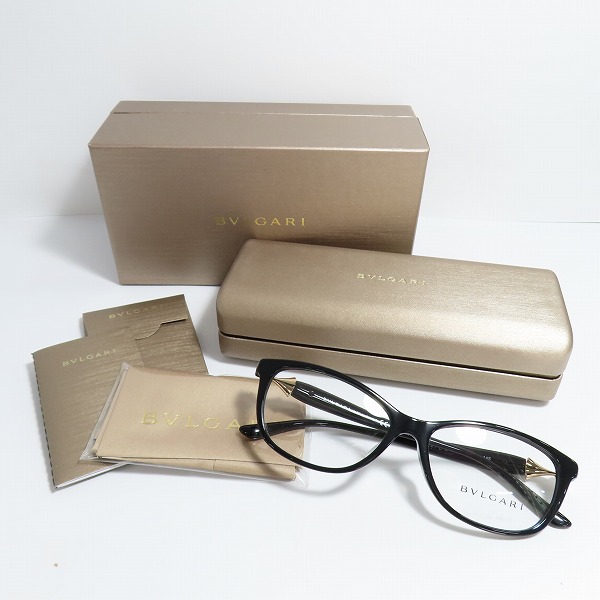 実際に弊社で買取させて頂いたBVLGARI/ブルガリ メガネフレーム アイウェア 4141-B-D 501の画像 9枚目