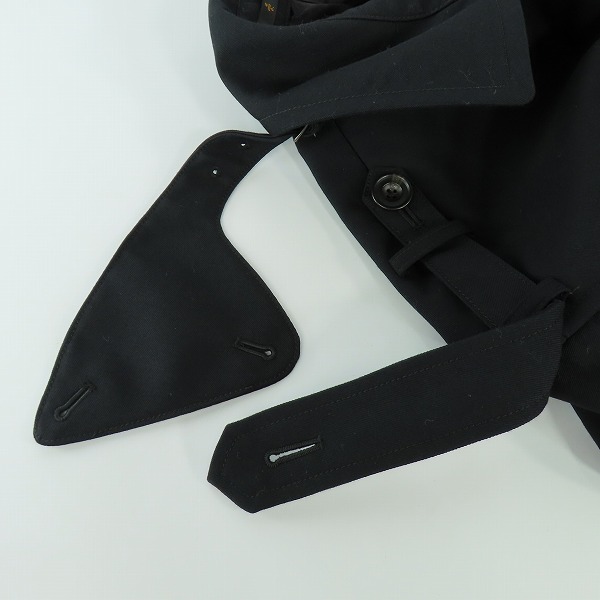 実際に弊社で買取させて頂いたato/アトウ WOOL TRENCH-COAT/ウールトレンチコート AM22C-C06/48の画像 8枚目
