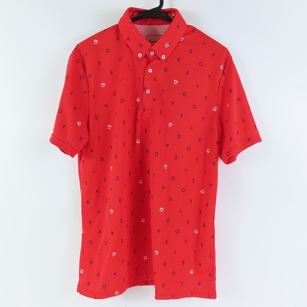 実際に弊社で買取させて頂いた【未使用】TaylorMade/テーラーメイド 半袖ポロシャツ 総柄 TD488/O