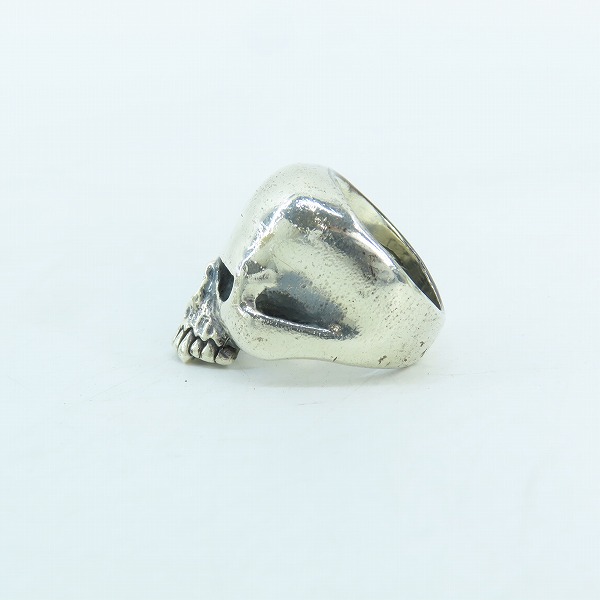 実際に弊社で買取させて頂いたCRAZY PIG/クレイジーピッグ ラージエビルスカルリング 17号の画像 1枚目