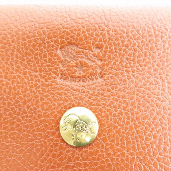実際に弊社で買取させて頂いたIL BISONTE/イルビゾンテ レザー カードケース 54192304193の画像 4枚目