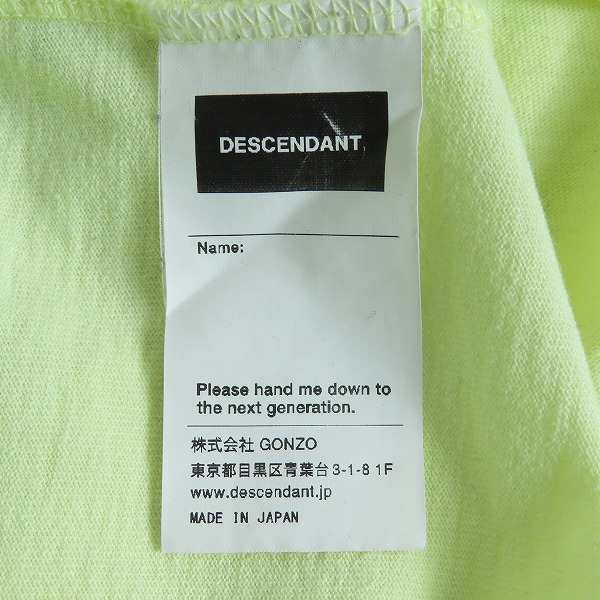 実際に弊社で買取させて頂いたDESCENDANT/ディセンダント 胸ポケット 長袖カットソー/2の画像 5枚目