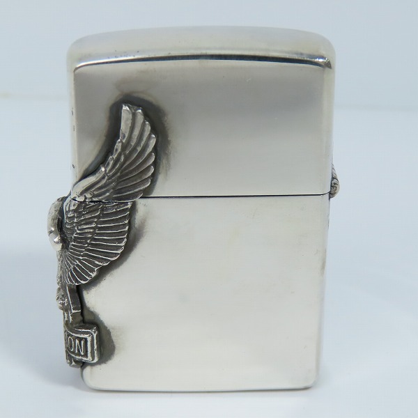 実際に弊社で買取させて頂いたZIPPO/ジッポー HARLEY-DAVIDSON ハーレーダビッドソン LIVE TO RIDE サイドメタル 1993年製の画像 1枚目