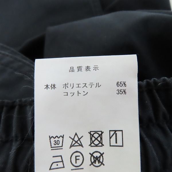 実際に弊社で買取させて頂いたDESCENDANT/ディセンダント コットン イージーパンツ ブラック/2の画像 4枚目