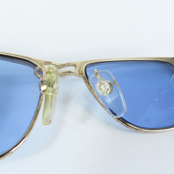 実際に弊社で買取させて頂いたA'rossvy/ロズヴィー サイド シルバー 925 ストーンデザイン サングラス/アイウェア 209251605の画像 9枚目