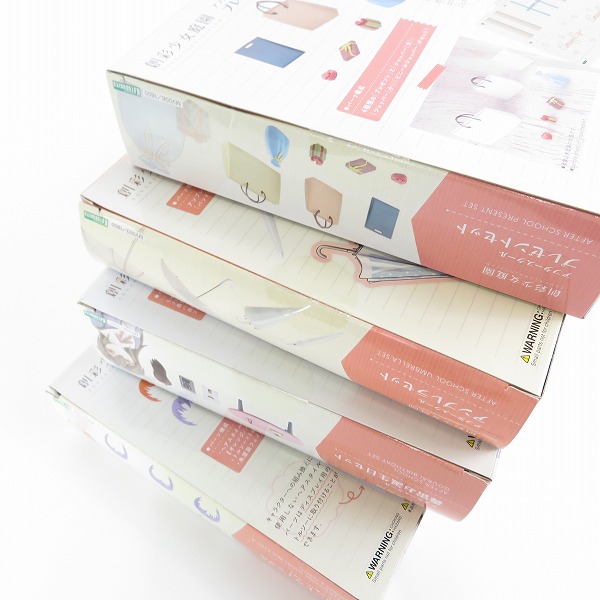 実際に弊社で買取させて頂いた【未開封】KOTOBUKIYA/コトブキヤ 1/10 創彩少女庭園 プレゼント/アンブレラ/ショートウィッグA/轟雷お誕生日セット 4点セットの画像 2枚目