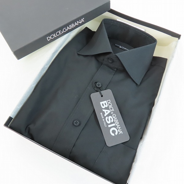 実際に弊社で買取させて頂いたDOLCE&GABBANA Basic/ドルチェ&ガッバーナ ベーシック 長袖シャツ ブラック 39