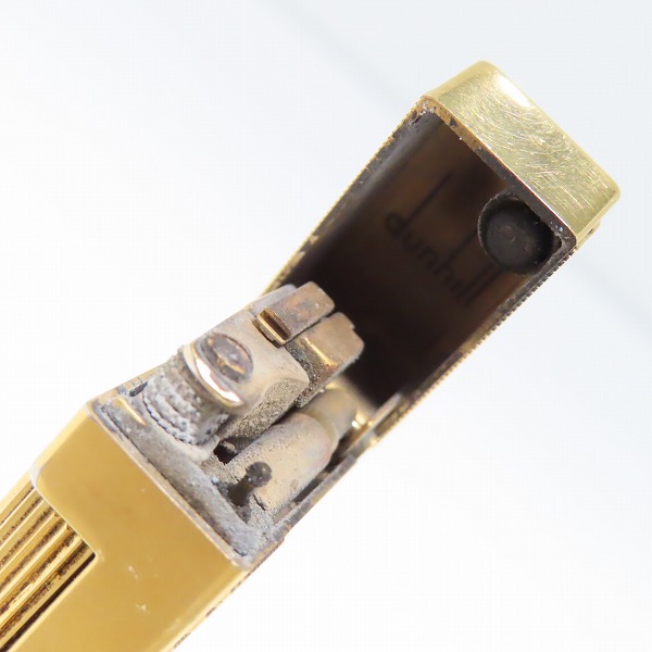 実際に弊社で買取させて頂いたdunhill/ダンヒル 両面ロゴ サイドローラー ライターの画像 5枚目