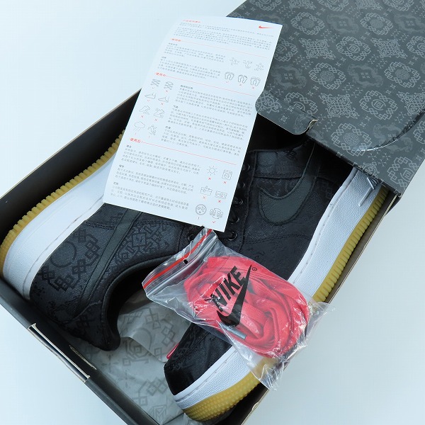 実際に弊社で買取させて頂いたNIKE×CLOT×FRAGMENT DESIGN/ナイキ×クロット×フラグメント デザイン AIR FORCE 1 '07 CZ3986-001/27.5の画像 6枚目