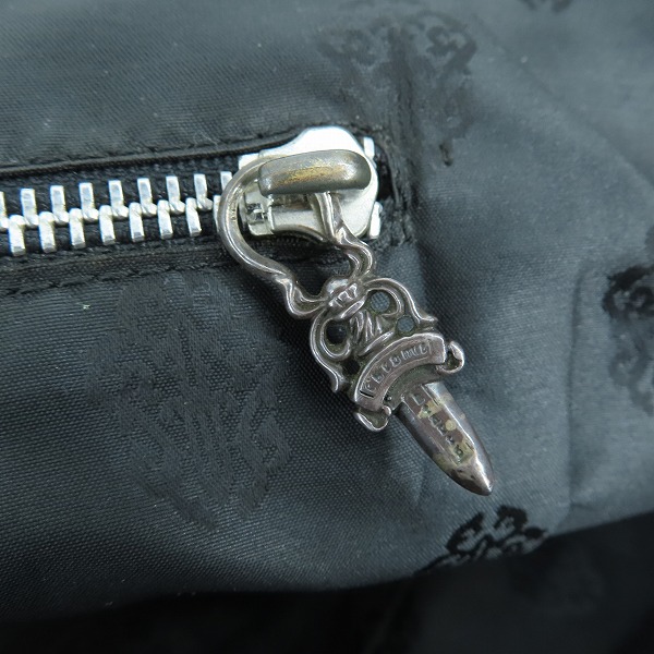 実際に弊社で買取させて頂いたCHROME HEARTS/クロムハーツ TOTE W/SNP 3CMTRY PTCHS レザートートバッグの画像 7枚目