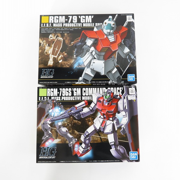 実際に弊社で買取させて頂いた【未組立】BANDAI/バンダイ HG 1/144 ジム/ジム・コマンド 宇宙仕様 2点セット/ガンダム/ポケ戦/ガンプラ