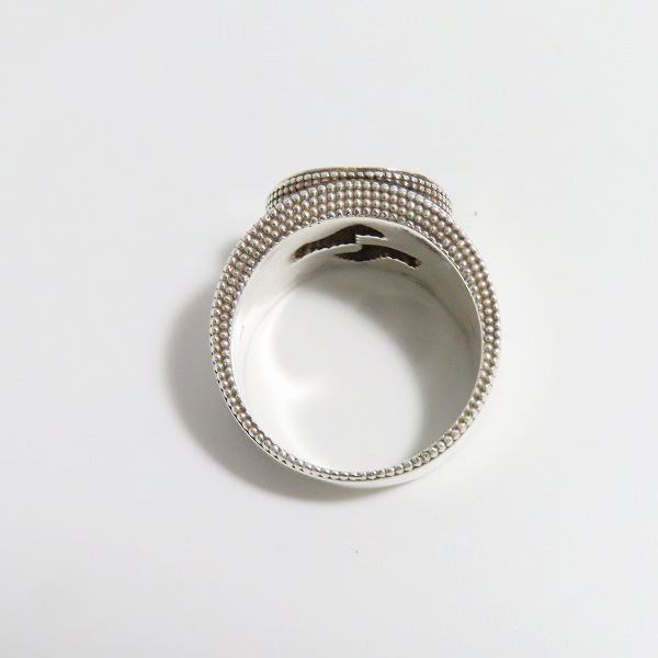 実際に弊社で買取させて頂いたGUCCI/グッチ インターロッキング Gリング/指輪/22-22.5号の画像 5枚目