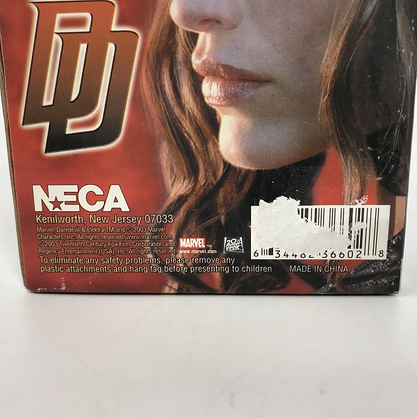 実際に弊社で買取させて頂いたNECA/ネカ HEAD KNOCKERS デアデビル エレクトラ フィギュアの画像 9枚目