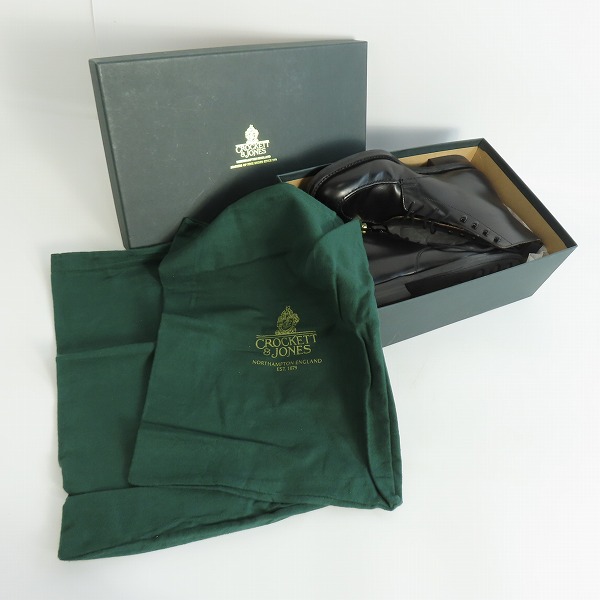 実際に弊社で買取させて頂いたCROCKETT&JONES/クロケットジョーンズ GALWAY 8797 レースアップブーツ /8.5の画像 7枚目