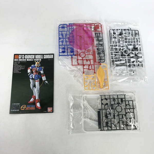 実際に弊社で買取させて頂いた【未組立】BANDAI/バンダイ 1/144 HG ライジングフリーダム/ジム/ノーベルガンダム/マグアナック 4点セットの画像 4枚目