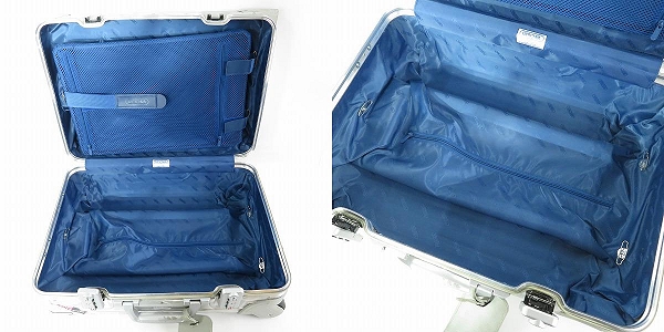 実際に弊社で買取させて頂いたRIMOWA/リモワ トパーズ チタニウム キャビン マルチホイール 2輪 キャリーケース 32L/920.52の画像 6枚目