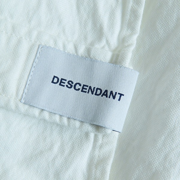実際に弊社で買取させて頂いたDESCENDANT/ディセンダント 長袖 ボタンシャツ ホワイト/2の画像 4枚目