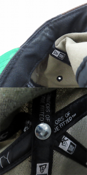 実際に弊社で買取させて頂いたNEW ERA×Timberland/ニューエラ×ティンバーランド 59FIFTY CAP カモフラ/迷彩 キャップ/帽子/8の画像 9枚目