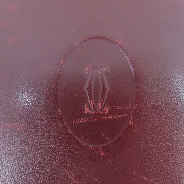 実際に弊社で買取させて頂いたCartier/カルティエ マストライン レザー 二つ折り 財布/ウォレットの画像 3枚目