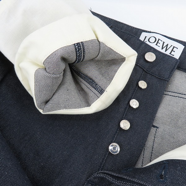 実際に弊社で買取させて頂いたLOEWE/ロエベ アナグラム コットンデニム D2292110UN/36の画像 8枚目