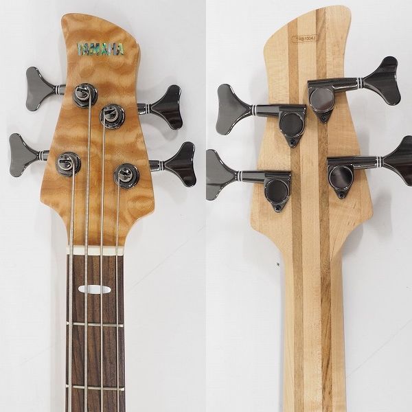 実際に弊社で買取させて頂いた★YAMAHA/ヤマハ TRB1004J NT アクティブ 4弦エレキベース ナチュラル 24F 5ピースネック ギグケース付の画像 2枚目