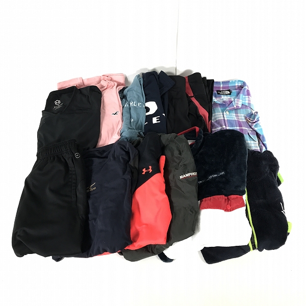 実際に弊社で買取させて頂いた【おまとめ】PUMA/プーマ UNDER ARMOUR/アンダーアーマー MIZUNO/ミズノ 他 パーカー/ショートパンツ 等 トレーニングウェア