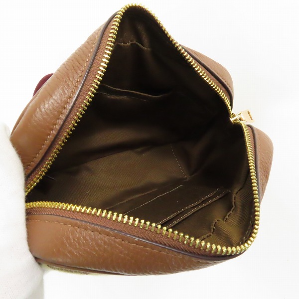 実際に弊社で買取させて頂いたCOACH/コーチ ショルダーバッグ ミニ ジェイミー カメラ バッグ シグネチャー ジャカード CO927の画像 3枚目