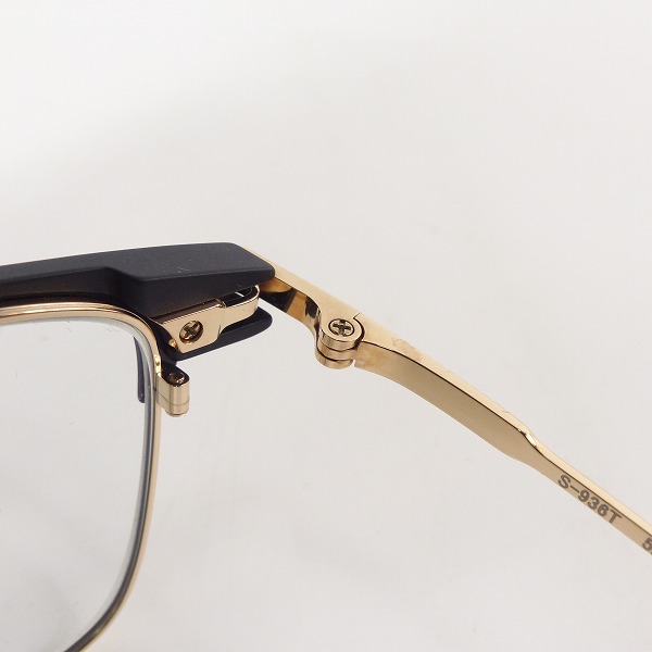 実際に弊社で買取させて頂いた999.9/フォーナインズ TITANIUM 眼鏡/アイウェア S-936Tの画像 6枚目