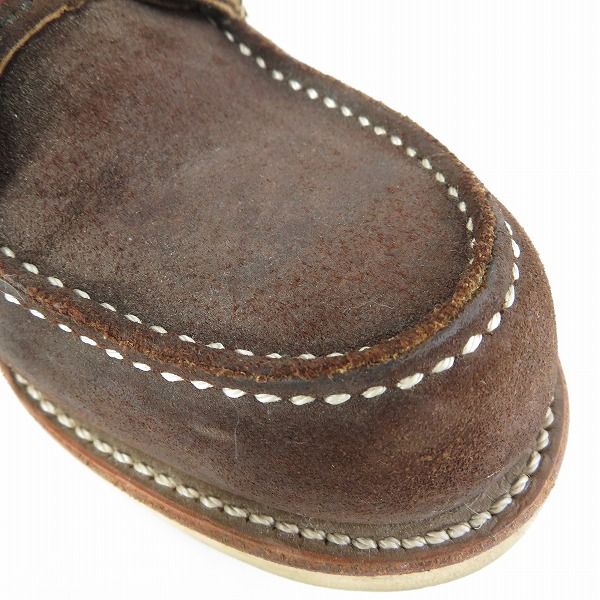実際に弊社で買取させて頂いたRED WING/レッドウイング 8878 モックトゥーブーツ 4Dの画像 6枚目