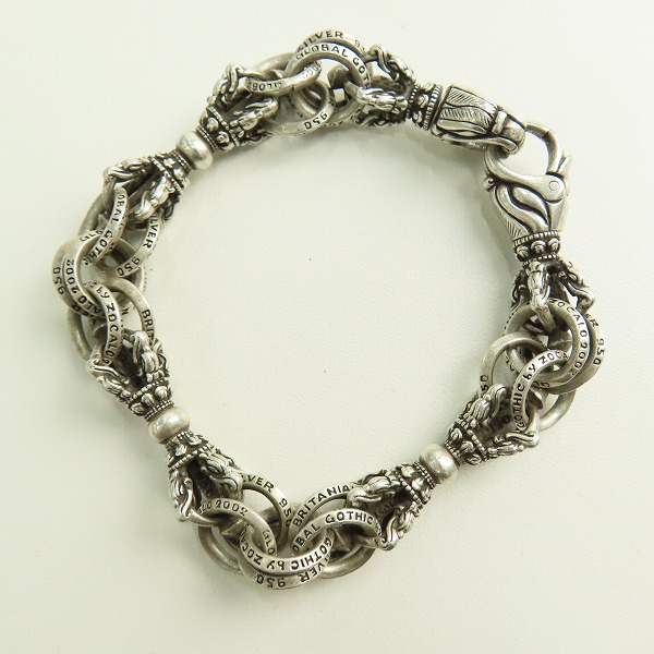 実際に弊社で買取させて頂いたZOCALO/ソカロ ダブルリングバードドージェブレスレットの画像 5枚目