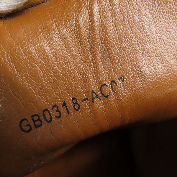 実際に弊社で買取させて頂いたglamb/グラム Horan mid sneakers ホーランミッドスニーカー/サイドジップ/GB0318-AC07/3の画像 5枚目