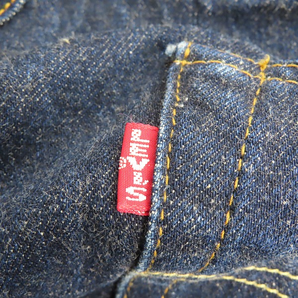 実際に弊社で買取させて頂いたLEVI'S/リーバイス 501XX 刻印555 バレンシア工場製 ビッグE デニムパンツ 紙パッチ 501-0003/W30L36の画像 7枚目