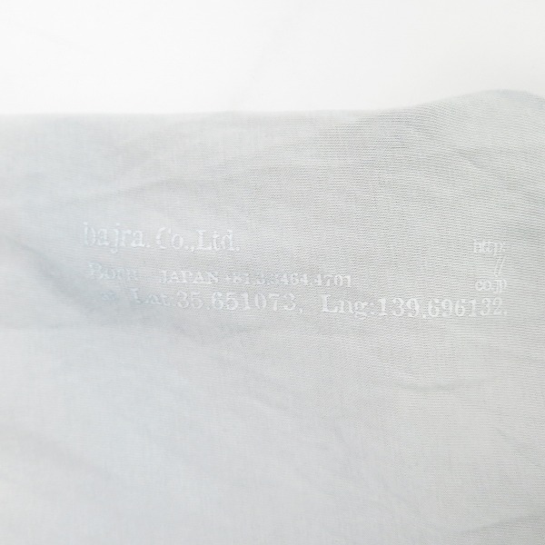 実際に弊社で買取させて頂いたbajra/バジュラ ノースリーブカットソー 144UK25/3の画像 2枚目