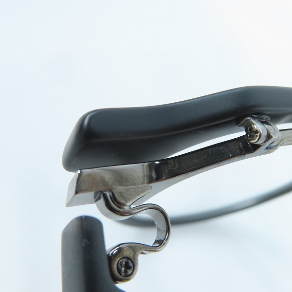 実際に弊社で買取させて頂いた999.9/フォーナインズ  跳ね上げ アイウェア/メガネフレーム ブラックマット NPM-57の画像 8枚目