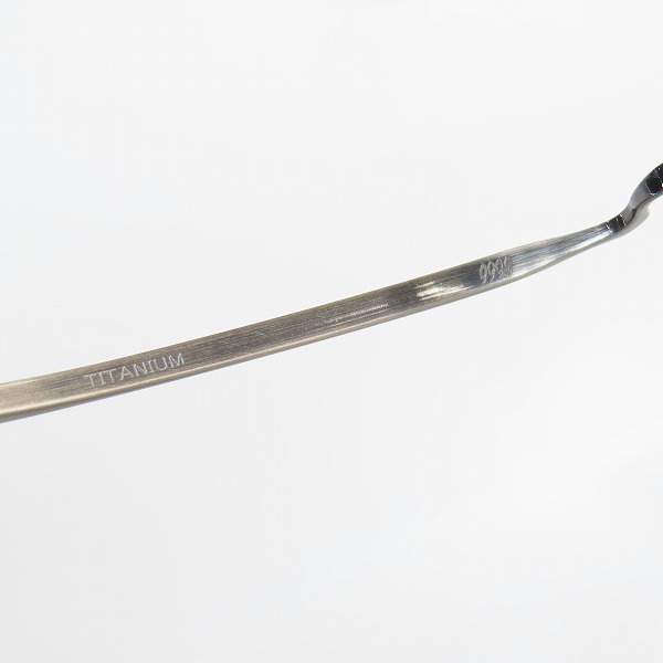 実際に弊社で買取させて頂いた999.9/フォーナインズ メガネフレーム アイウェア O-15Tの画像 6枚目