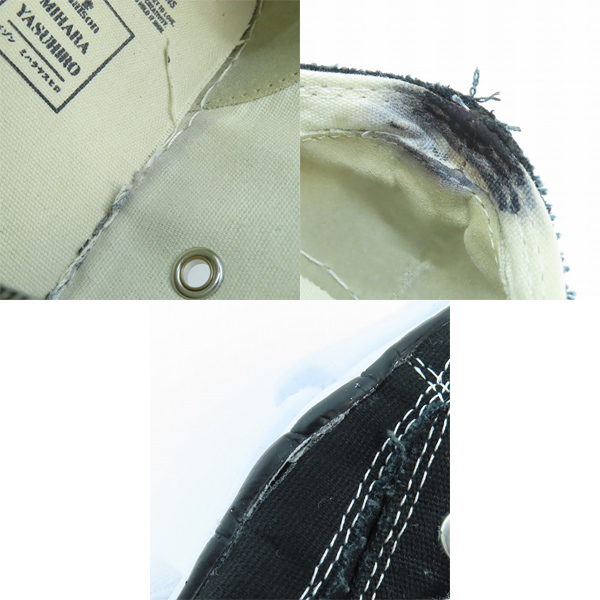 実際に弊社で買取させて頂いたMaison MIHARA YASUHIRO/メゾンミハラヤスヒロ ピーターソン/ローカットスニーカー A01FW702/42の画像 6枚目