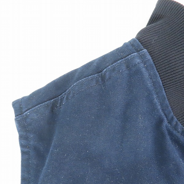 実際に弊社で買取させて頂いたCARHARTT/カーハート 中綿 ワークベスト ネイビー  XLの画像 5枚目