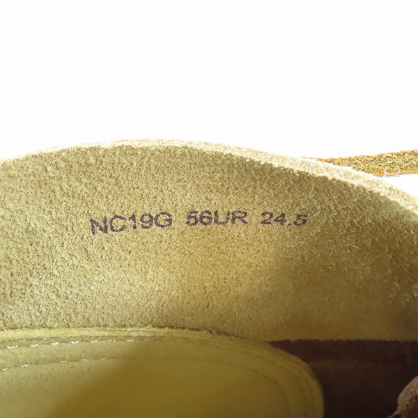 実際に弊社で買取させて頂いたREGAL/リーガル スウェード切り替え チャッカーブーツ NC19G 56UR/24.5の画像 5枚目