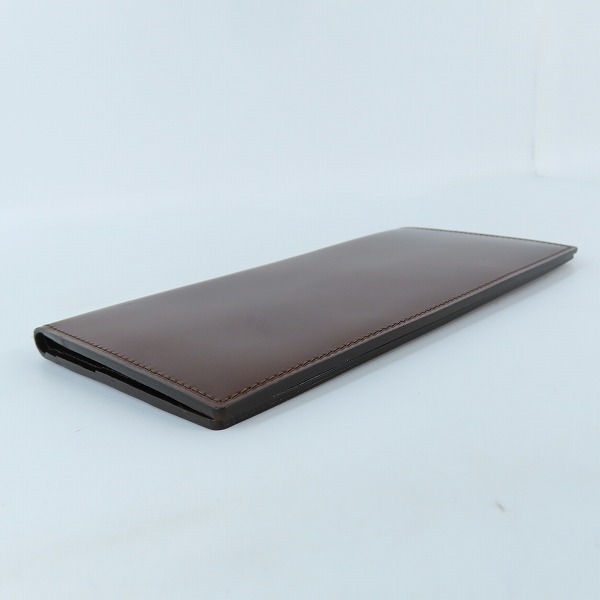 実際に弊社で買取させて頂いた土屋鞄製造所/ツチヤカバン コードバン ロングウォレット/長財布の画像 2枚目