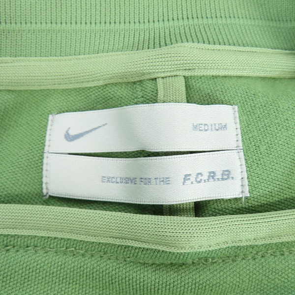 実際に弊社で買取させて頂いたF.C.Real Bristol×NIKE/エフシーレアルブリストル×ナイキ ジップアップジャケット グリーン系 396328-300/Mの画像 2枚目