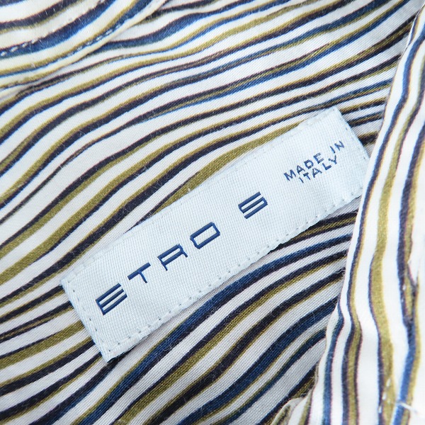 実際に弊社で買取させて頂いた【JPタグ】ETRO/エトロ 長袖シャツ Sの画像 2枚目