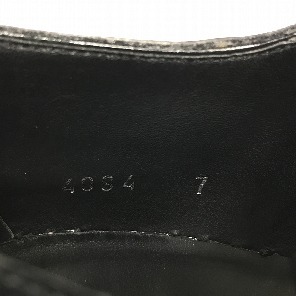実際に弊社で買取させて頂いたDOLCE＆GABBANA/ドルチェ&ガッバーナ メダリオン ダービーシューズ/ドレスシューズ 4084/7の画像 5枚目